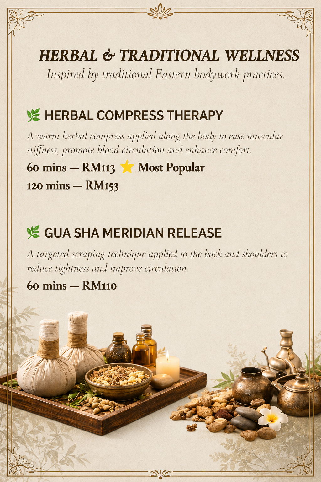 Menu page