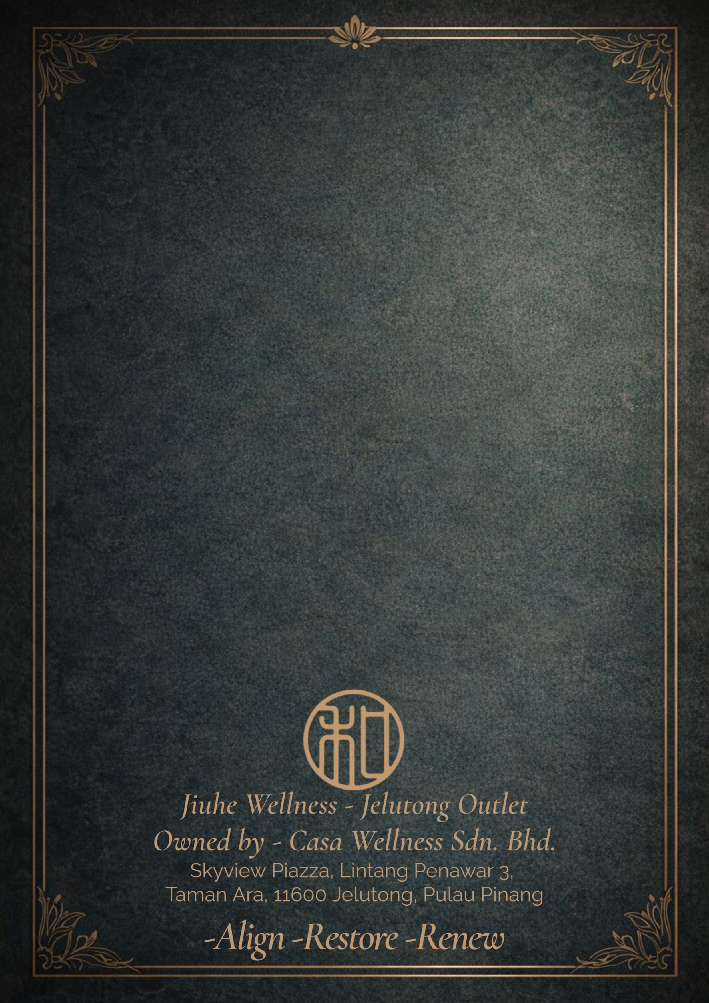 Menu page